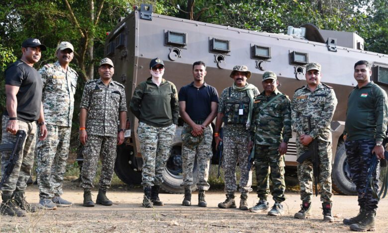 Rajnandgaon Range: Police security camp opened in remote Naxal affected village Katema of the district.